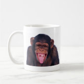 Mug animal sauvage de singe de chimpanzé effronté de (Gauche)