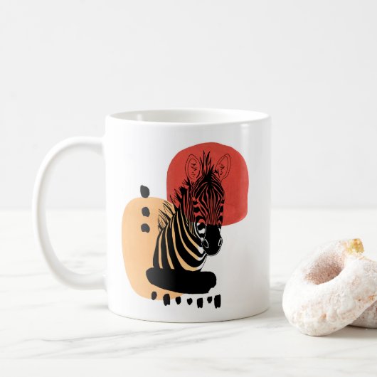 Mug Animal sauvage Zèbre (Avec donut)