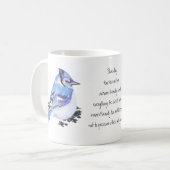 Mug Animal Totem Blue Jay Inspiration Nature Guide (Devant gauche)