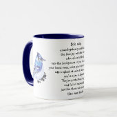 Mug Animal Totem Blue Jay Inspiration Nature Guide (Devant gauche)