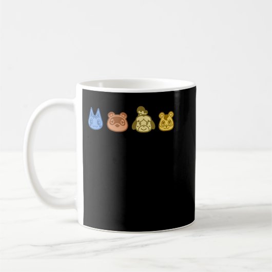 Mug Animal Traversant Colorful Group Big Face Avant Et (Gauche)