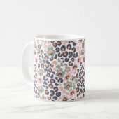 Mug Animalier avec Fleurs (Devant gauche)