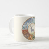 Mug Animals image round coaster sticker (Devant gauche)