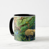 Mug Animals living together throw pillow (Devant gauche)