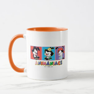 Mug Animaniacs   Graphique de panneau Yakko, Dot et Wa