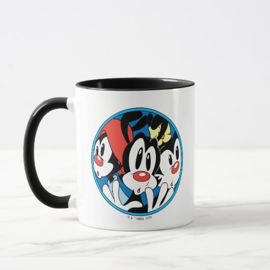 Mug Animaniacs | Warner Siblings Circle Graphic (Gauche)