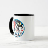 Mug Animaniacs | Warner Siblings Circle Graphic (Devant gauche)