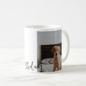 Mug Animateur chien chat animal photo moderne simple (Devant droit)