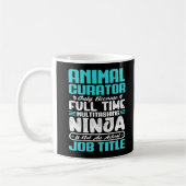 Mug Animateur Titre du travail Profession Compétences (Gauche)