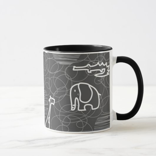 Mug animaux 5 de safari (Droite)