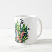 Mug Animaux à feuillage persistant (Devant droit)