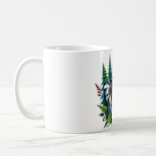 Mug Animaux à feuillage persistant (Gauche)