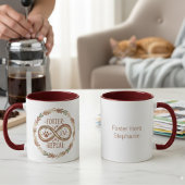 Mug Animaux aidants Rustique Foster Love Répéter