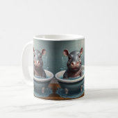 Mug Animaux amis du bain dans une baignoire (Devant gauche)