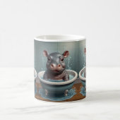 Mug Animaux amis du bain dans une baignoire (Centre)