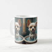 Mug Animaux amis du bain dans une baignoire (Devant gauche)