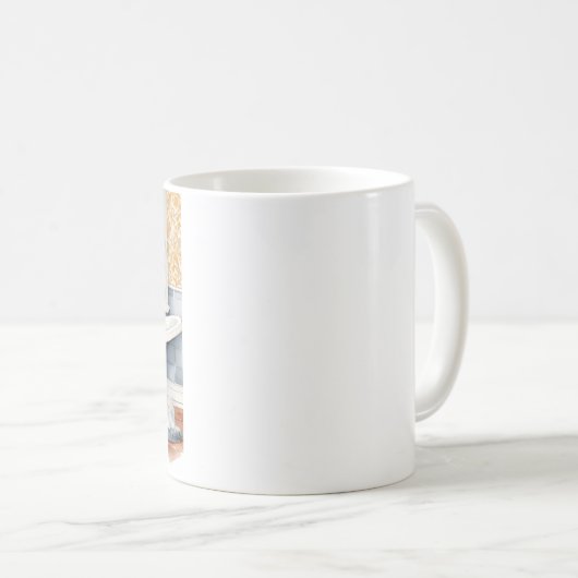 Mug Animaux amusants dans le bain (Devant droit)