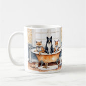 Mug Animaux amusants dans le bain (Gauche)