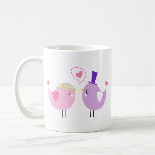 Mug Animaux Anthropomorphes Oiseaux (Gauche)