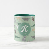 Mug Animaux autochtones australiens Eucalyptus Green I (Centre)