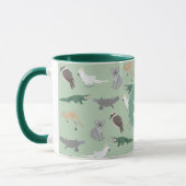Mug Animaux autochtones australiens Eucalyptus Green I (Gauche)
