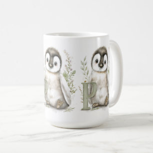Mug Animaux Bébés à l'Aquarelle avec Lettres de l'Alph