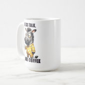 Mug Animaux/Café/Zèbre amusants (Devant gauche)