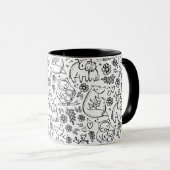 Mug Animaux câlins d'amour (Devant droit)