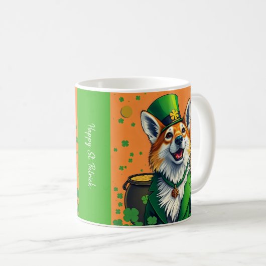 Mug Animaux Chanceux déguisés - Drôle de St Patrick (Devant droit)