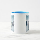 Mug Animaux de bébés cutest | Alimentation de pingouin (Centre)