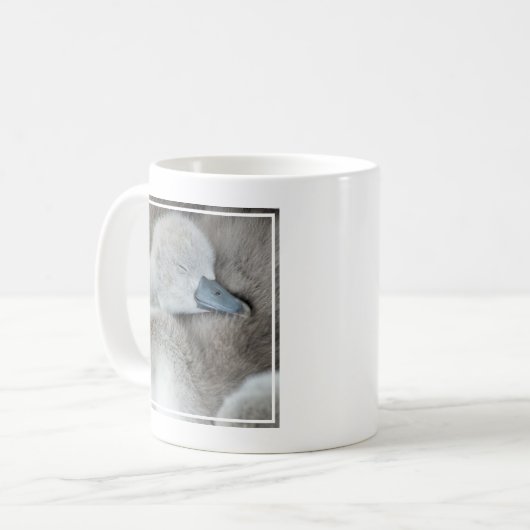 Mug Animaux de bébés cutest | Bébé Mute Swan (Devant gauche)