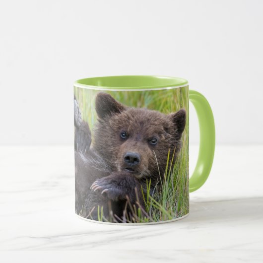 Mug Animaux de bébés cutest | Bébé Ours Brown (Devant droit)