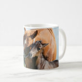 Mug Animaux de bébés cutest | Black Foy avec maman (Devant droit)