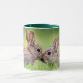 Mug Animaux de bébés cutest | Bunny Kiss (Centre)