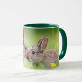 Mug Animaux de bébés cutest | Bunny Kiss (Devant droit)