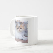 Mug Animaux de bébés cutest | Calico Persian Kitten (Devant gauche)