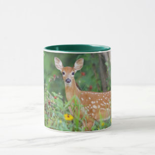 Mug Animaux de bébés cutest Cerf à queue blanche dan