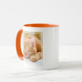 Mug Animaux de bébés cutest | Chat de gingembre dorman (Devant gauche)