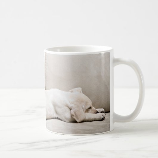Mug Animaux de bébés cutest | Chiot du Labrador jaune  (Droite)