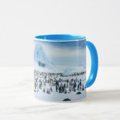 Mug Animaux de bébés cutest | Colonie de l'empereur Pe (Devant droit)