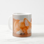 Mug Animaux de bébés cutest | Corgi Sleeping (Devant gauche)