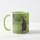 Mug Animaux de bébés cutest | Cubes d'ours Brown Kamch (Gauche)