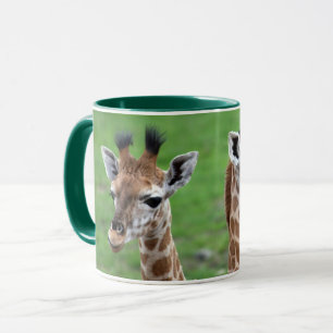 Mug Animaux de bébés cutest   Deux Giraffes pour bébés