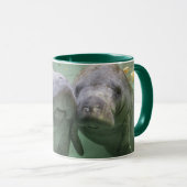 Mug Animaux de bébés cutest | Deux Manatees (Devant droit)