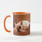 Mug Animaux de bébés cutest | French Bulldog Family (Gauche)