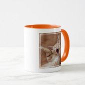 Mug Animaux de bébés cutest | Ginger Kitten Yawning (Devant droit)
