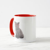 Mug Animaux de bébés cutest | Lunettes cardiaques de c (Devant gauche)