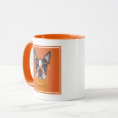 Mug Animaux de bébés cutest | Orange Boston Terrier (Devant gauche)