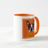 Mug Animaux de bébés cutest | Orange Boston Terrier (Devant droit)