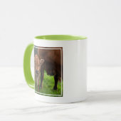 Mug Animaux de bébés cutest | Vache et veau (Devant gauche)